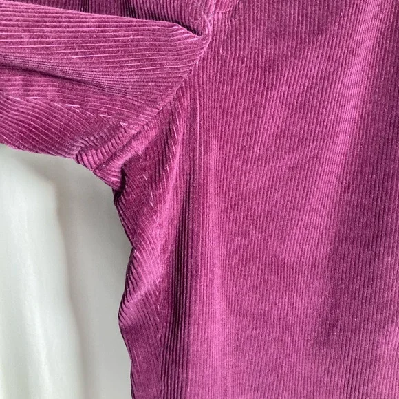 ⭐WINTER SALE $15 was $25 VTG90s Eddie Bauer Rich Purple Corduroy Pants 14T - Picture 4 of 9